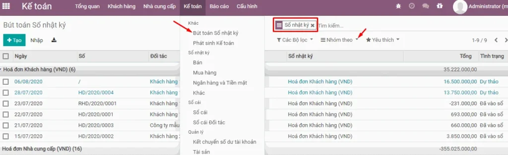 phần mềm kế toán